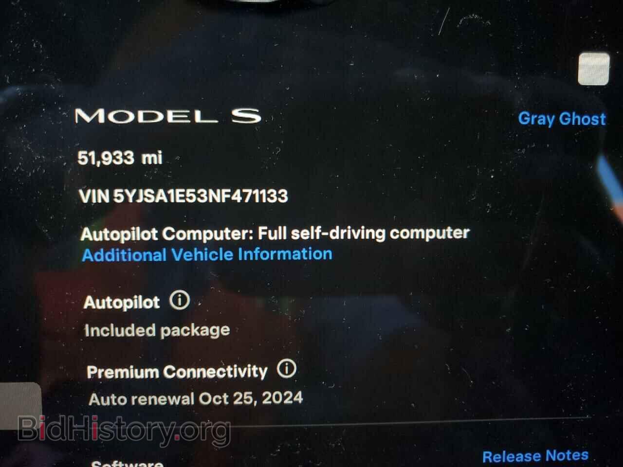 2022 TESLA MODEL S - VIN: 5YJSA1E53NF471133 - Photo 9