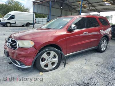 2014 Dodge DURANGO Limited, red — VIN 1C4RDHDG4EC593160, Copart