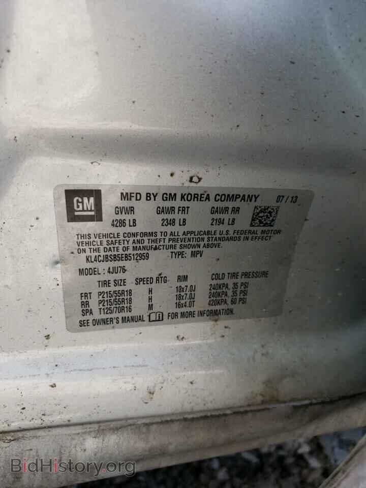 2014 BUICK ENCORE - VIN: KL4CJBSB5EB512959 - Photo 13