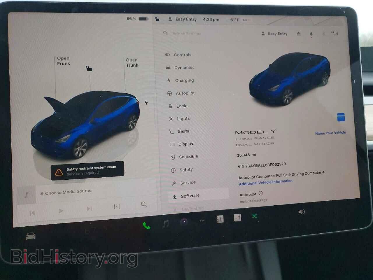 2024 TESLA MODEL Y - VIN: 7SAYGAEE6RF062979 - Фото 9