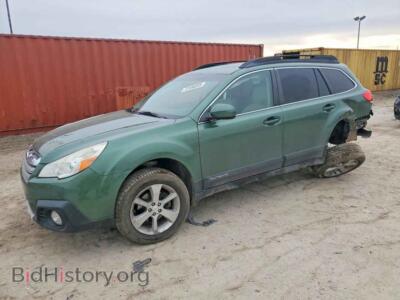 2014 Subaru OUTBACK, зеленый — VIN 4S4BRBLC7E3291582, Copart