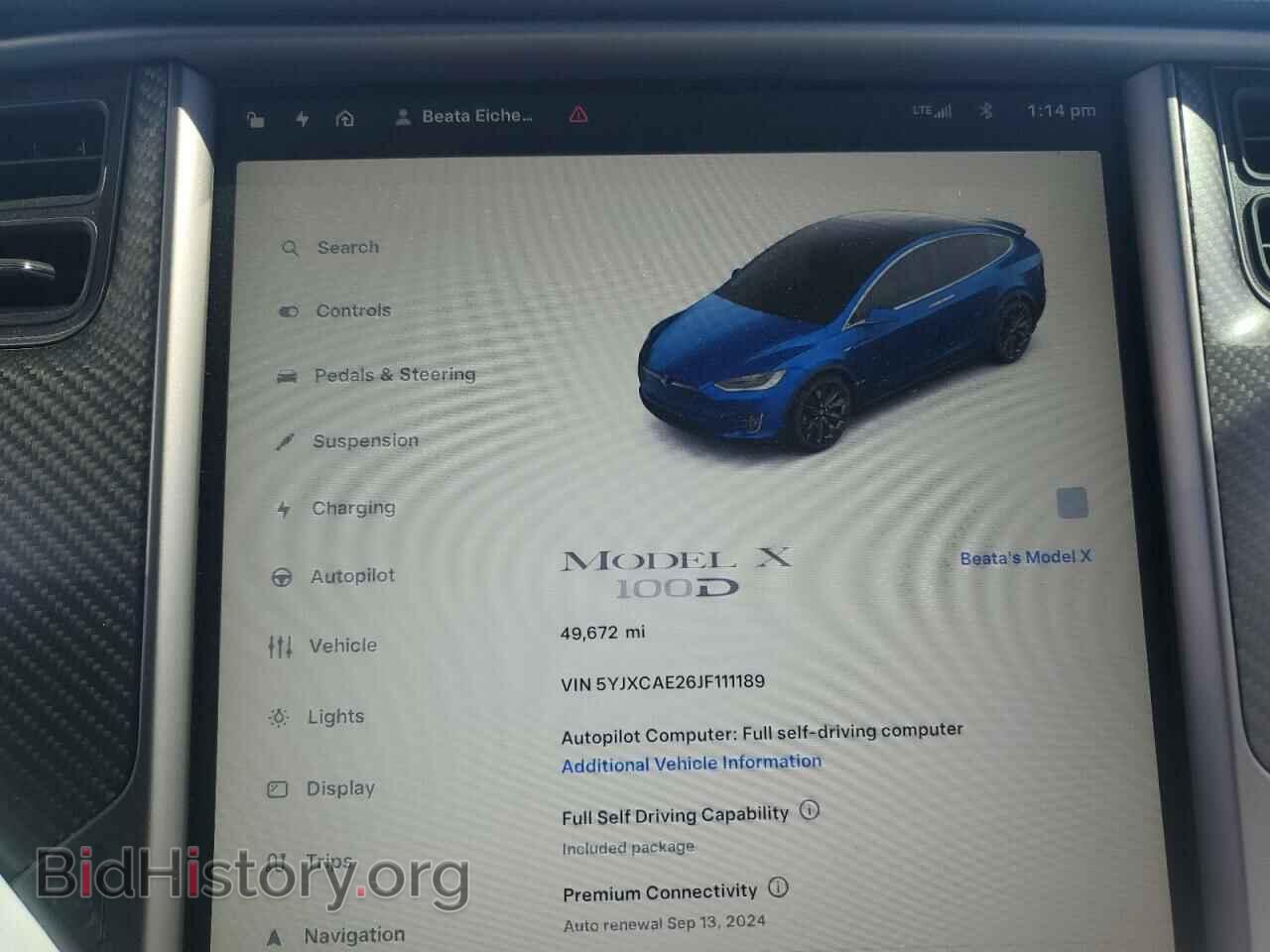 2018 TESLA MODEL X - VIN: 5YJXCAE26JF111189 - Фото 9