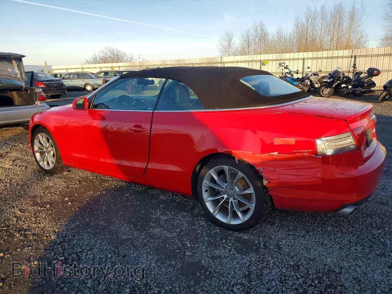 2013 AUDI A5 - VIN: WAULFAFH8DN004835 - Фото 2