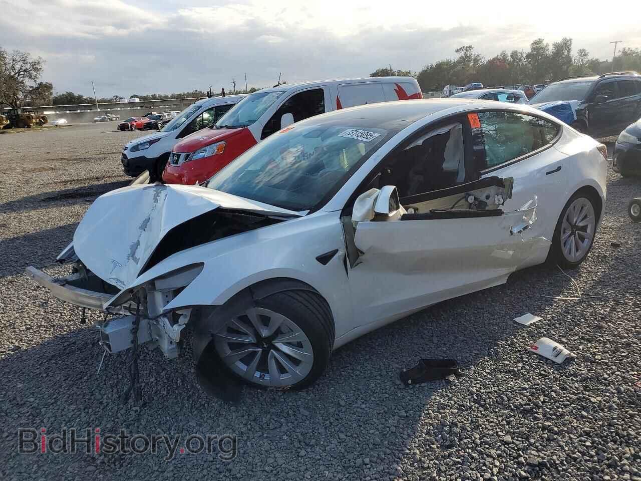 Photo 5YJ3E1EA5NF352179 - TESLA MODEL 3 2022