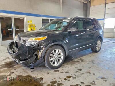2014 Ford EXPLORER Limited, черный — VIN 1FM5K8F83EGB41523, Copart