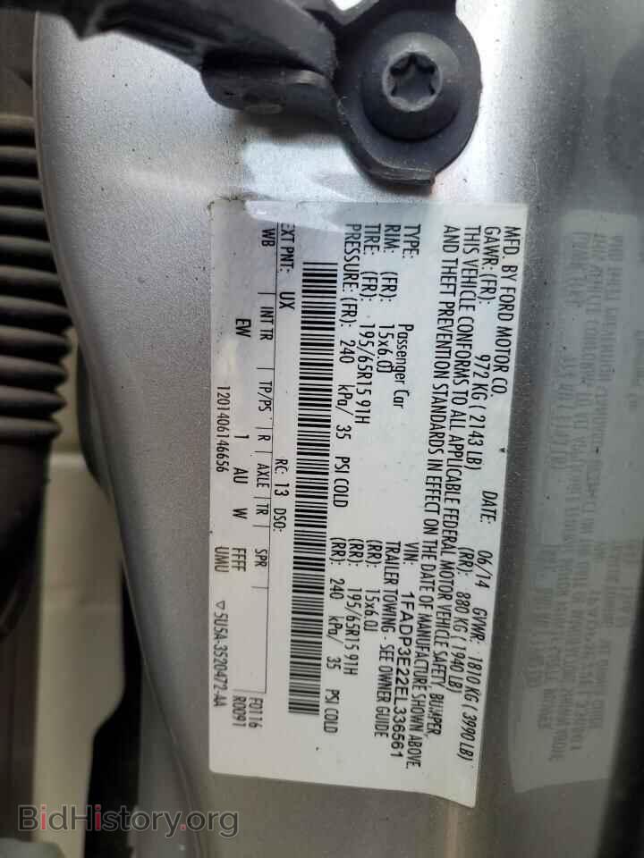 2014 FORD FOCUS - VIN: 1FADP3E22EL336561 - Photo 12