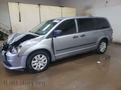 2016 Dodge CARAVAN Grand Cara, silver — VIN 2C4RDGBG7GR132106, Copart