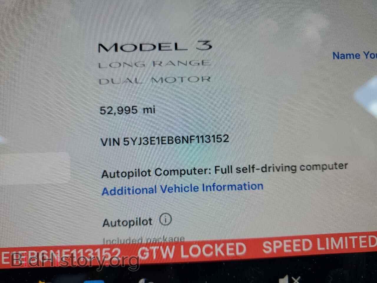 2022 TESLA MODEL 3 - VIN: 5YJ3E1EB6NF113152 - Photo 9