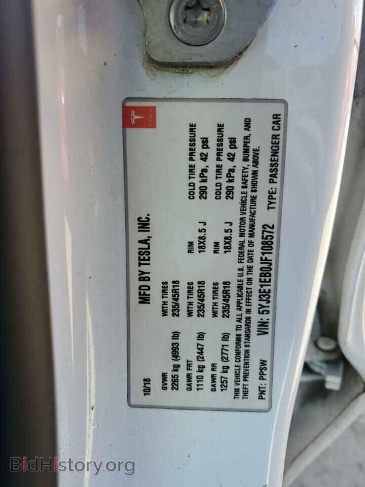 2018 TESLA MODEL 3 - VIN: 5YJ3E1EB0JF108572 - Фото 13