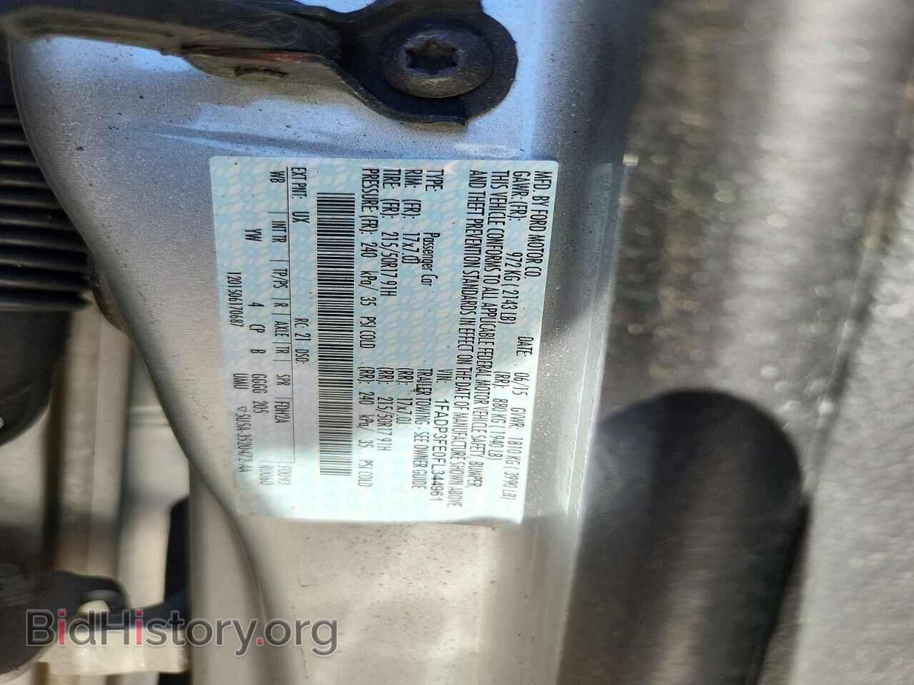 2015 FORD FOCUS - VIN: 1FADP3FE0FL344961 - Фото 12