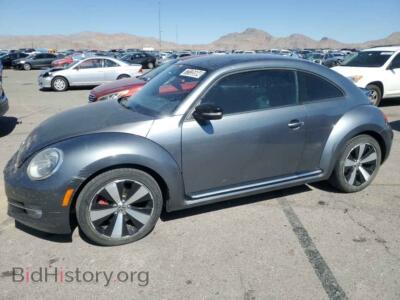 2012 Volkswagen BEETLE Turbo, charcoal — VIN 3VWV67AT3CM617977, Copart