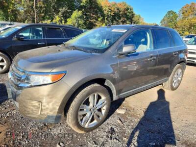 2013 Ford EDGE Limited, tan — VIN 2FMDK4KC2DBE09773, Copart