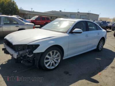 2016 Audi A6 Premium Plus, white — VIN WAUGFAFC4GN140602, Copart
