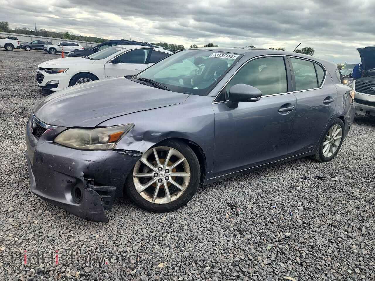 2013 Lexus CT 200 200 (VIN JTHKD5BH7D2163749) — photo 1 of 12, Copart, damage: side