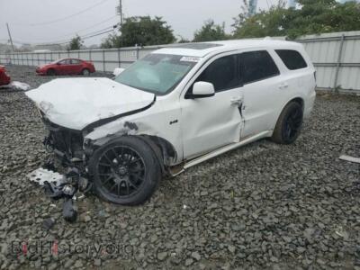 2014 Dodge DURANGO R/T, белый — VIN 1C4SDJCT1EC383445, Copart