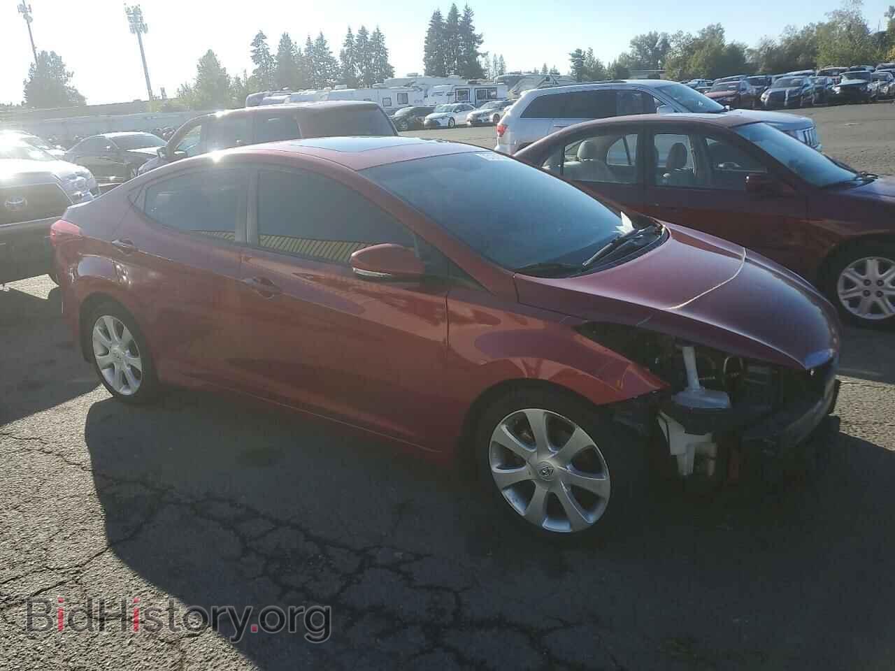 2012 HYUNDAI ELANTRA - VIN: KMHDH4AE3CU457616 - Фото 4