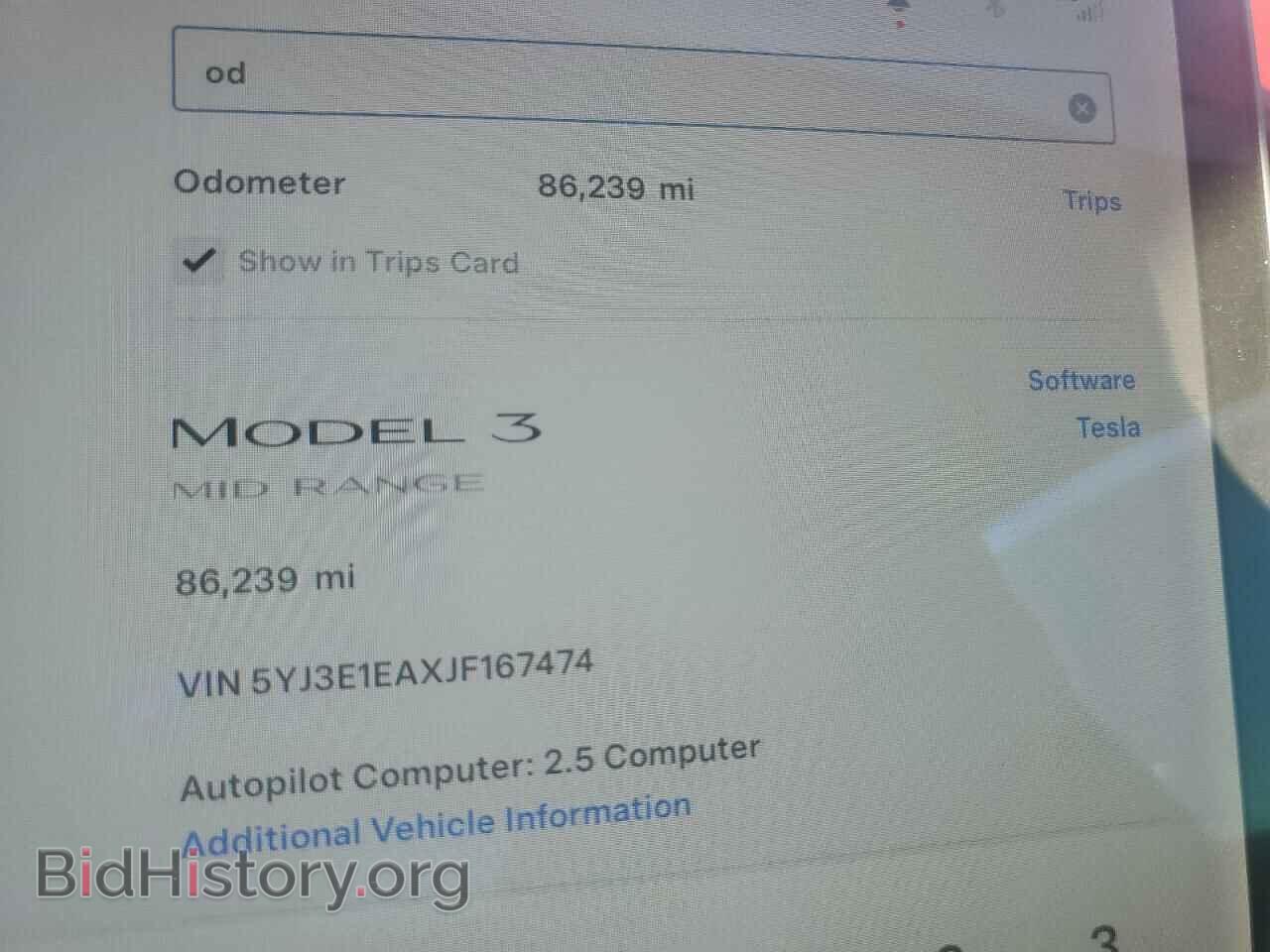2018 TESLA MODEL 3 - VIN: 5YJ3E1EAXJF167474 - Фото 9