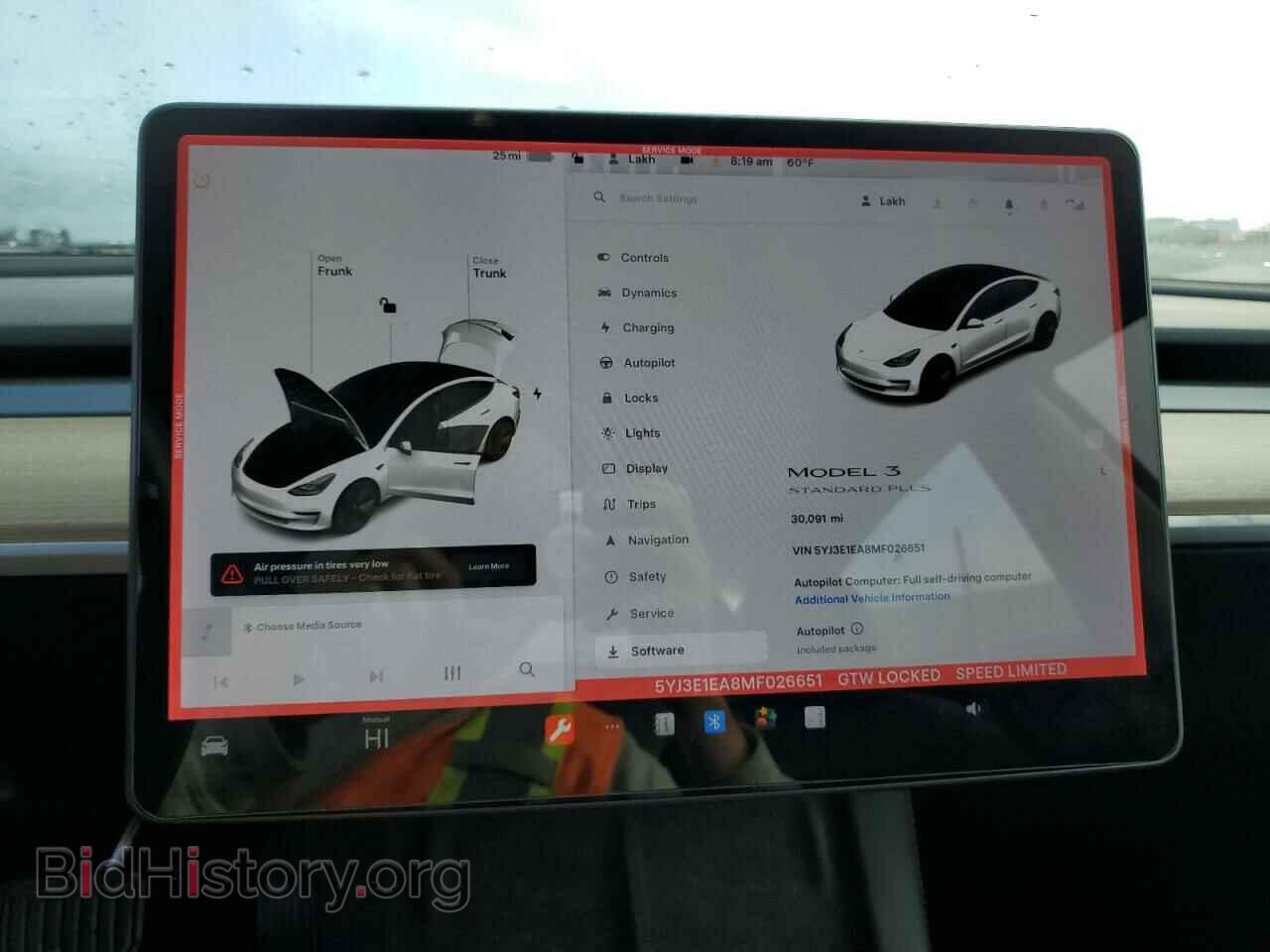 2021 TESLA MODEL 3 - VIN: 5YJ3E1EA8MF026651 - Photo 9