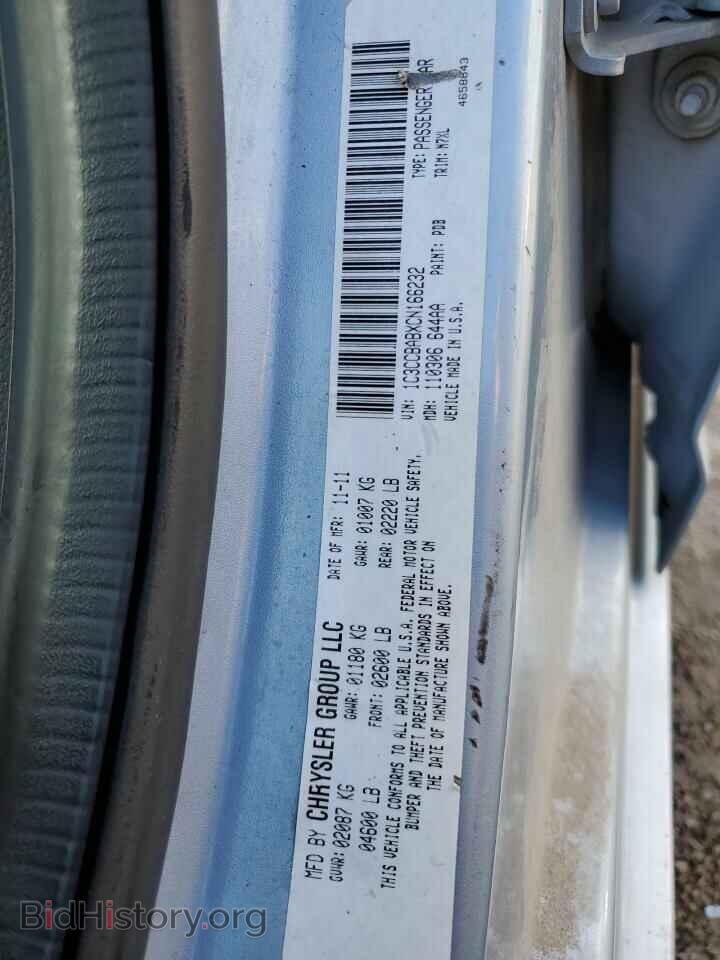 2012 CHRYSLER 200 - VIN: 1C3CCBABXCN166232 - Фото 12