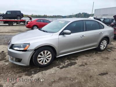 2013 Volkswagen PASSAT S, silver — VIN 1VWAP7A3XDC061908, Copart