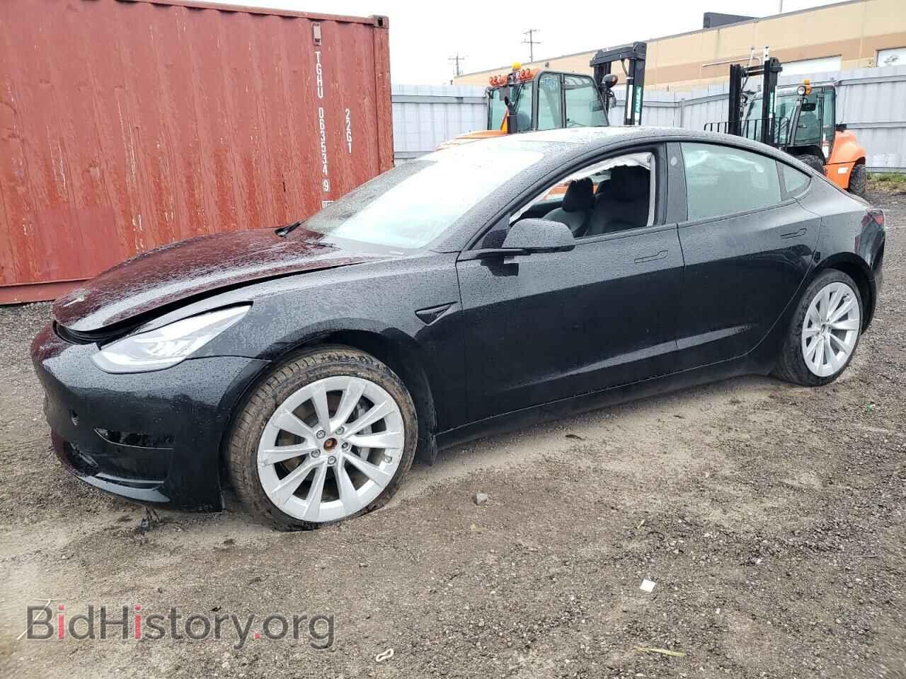 Photo 5YJ3E1EB6NF241830 - TESLA MODEL 3 2022