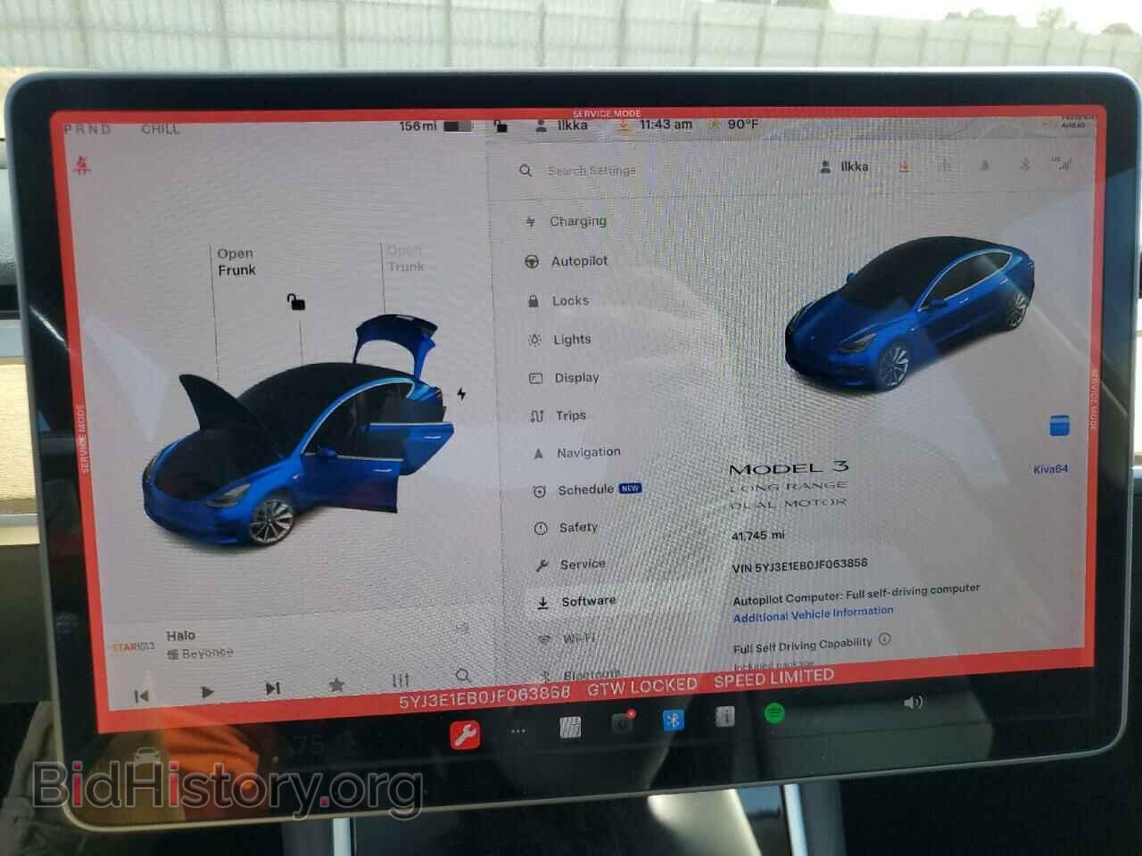2018 TESLA MODEL 3 - VIN: 5YJ3E1EB0JF063858 - Photo 9