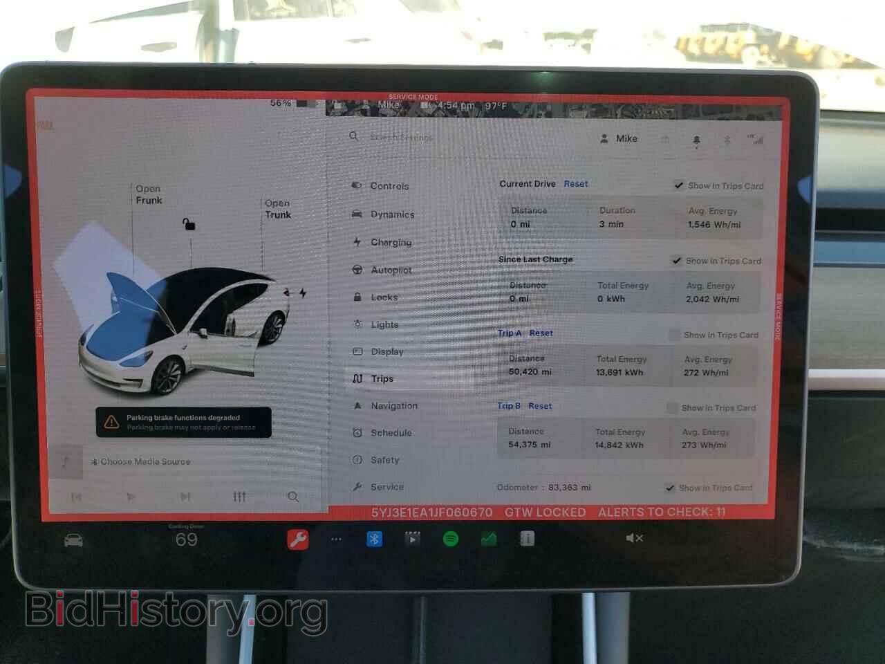 2018 TESLA MODEL 3 - VIN: 5YJ3E1EA1JF060670 - Фото 9