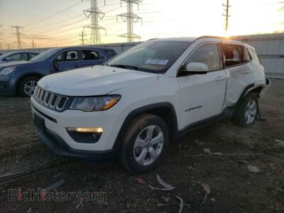 2021 Jeep COMPASS Latitude, белый — VIN 3C4NJDBB3MT552321, Copart