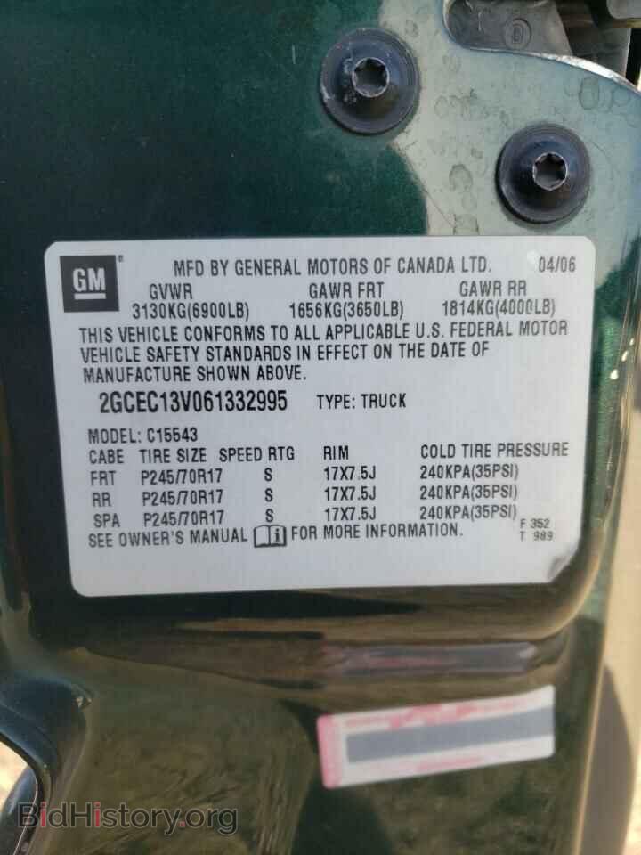 2006 CHEVROLET ALL Models - VIN: 2GCEC13V061332995 - Фото 12