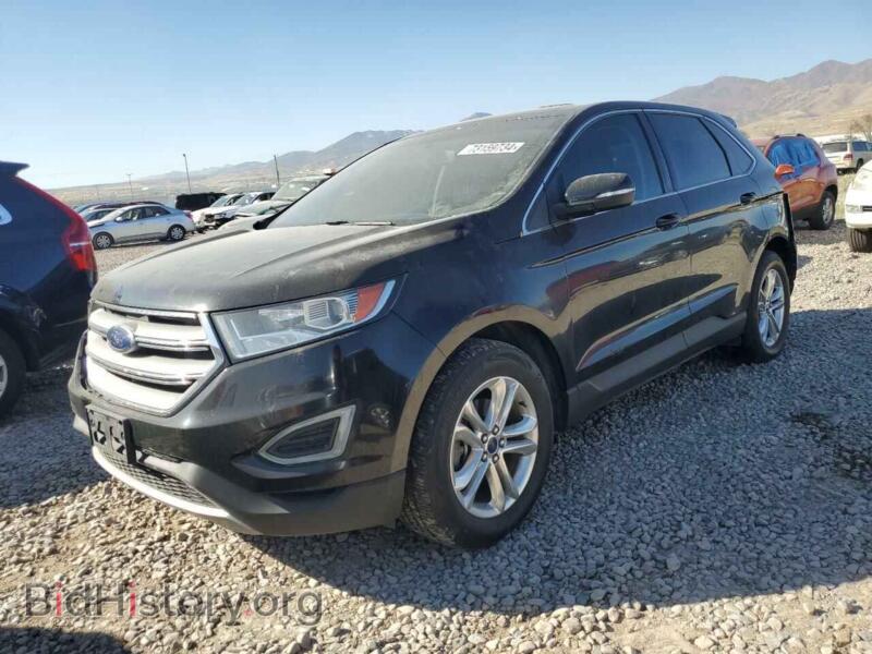 2016 Ford EDGE SEL (VIN 2FMPK3J90GBB11465) — фото 1 из 12, Copart, повреждение: задняя часть