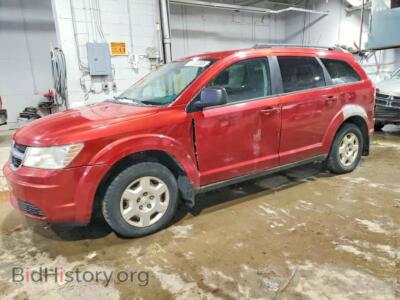 2010 Dodge JOURNEY, red — VIN 3D4PG4FB3AT214742, Copart