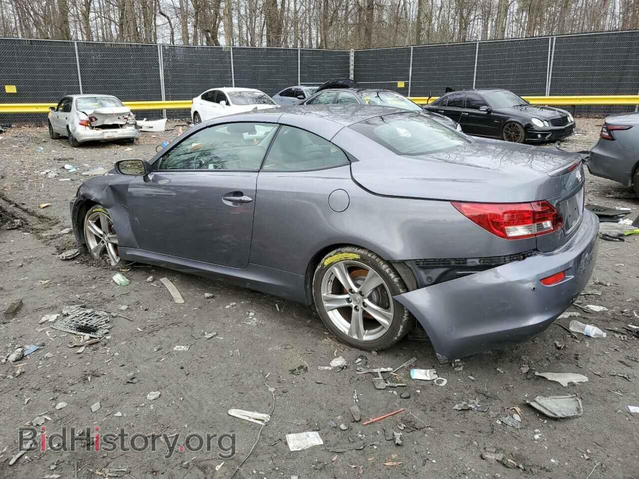 2012 LEXUS IS - VIN: JTHFE2C2XC2508391 - Фото 2