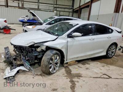 2015 Chrysler 200 S, белый — VIN 1C3CCCBB1FN729094, Copart