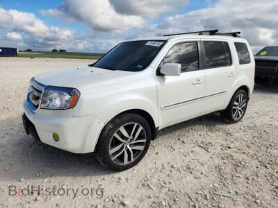 2011 Honda PILOT Touring, white — VIN 5FNYF4H96BB048697, Copart