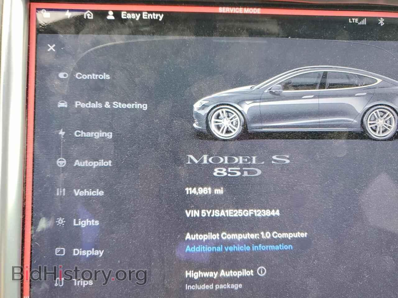 2016 TESLA MODEL S - VIN: 5YJSA1E25GF123844 - Photo 9