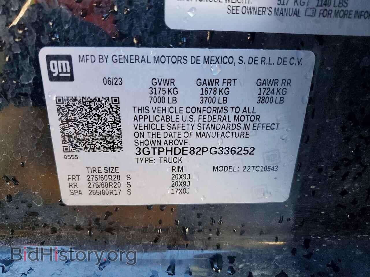 2023 GMC SIERRA - VIN: 3GTPHDE82PG336252 - Фото 12