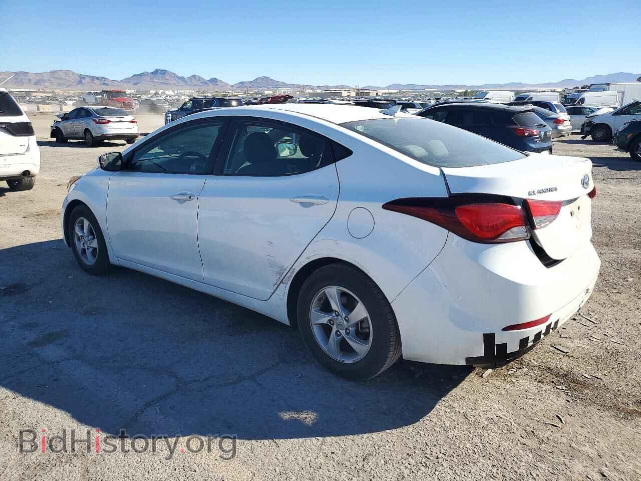 2014 HYUNDAI ELANTRA - VIN: 5NPDH4AEXEH516632 - Photo 2