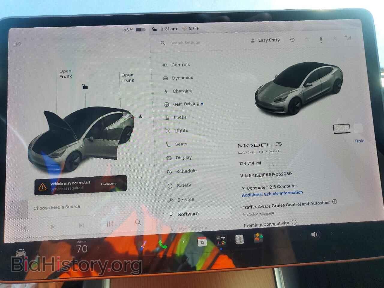 2018 TESLA MODEL 3 - VIN: 5YJ3E1EA6JF052080 - Photo 9
