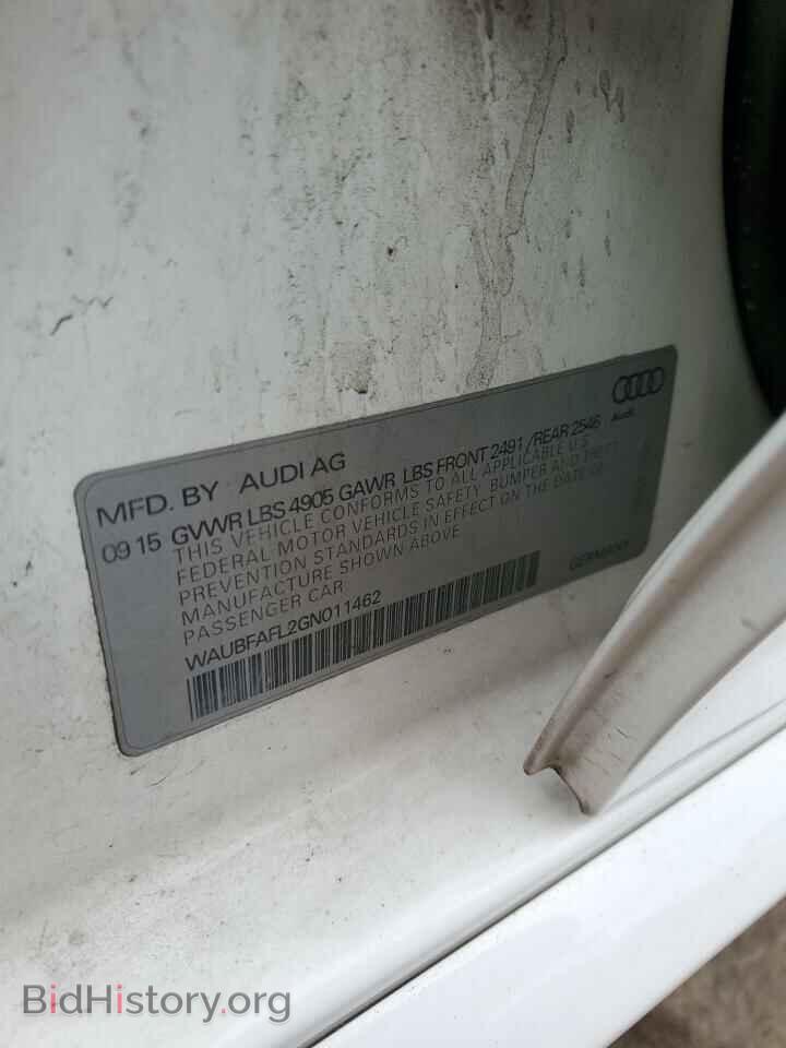 2016 AUDI A4 - VIN: WAUBFAFL2GN011462 - Фото 12
