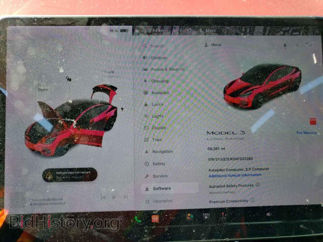 2017 TESLA MODEL 3 - VIN: 5YJ3E1EA0HF001393 - Photo 9