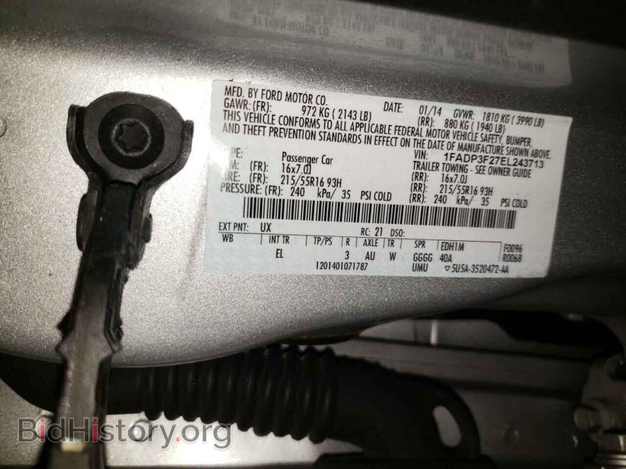 2014 FORD FOCUS - VIN: 1FADP3F27EL243713 - Photo 13