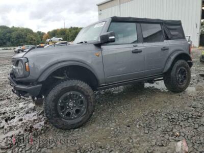 2021 Ford BRONCO Base, синий — VIN 1FMEE5DP2MLA90327, Copart