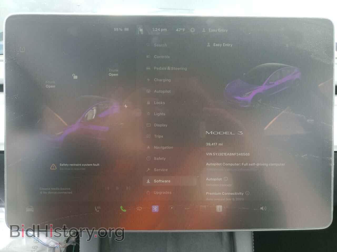 2022 TESLA MODEL 3 - VIN: 5YJ3E1EA8NF346568 - Фото 9