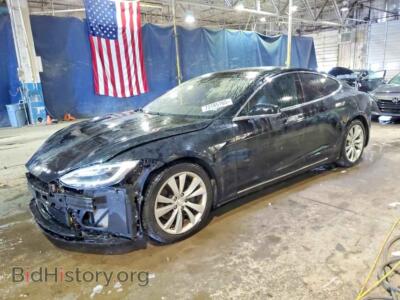 2016 Tesla MODEL S, черный — VIN 5YJSA1E23GF144157, Copart