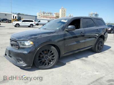 2016 Dodge DURANGO SXT, черный — VIN 1C4RDJAG4GC353895, Copart