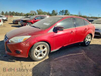 2013 Ford FOCUS SE, red — VIN 1FADP3F21DL363196, Copart