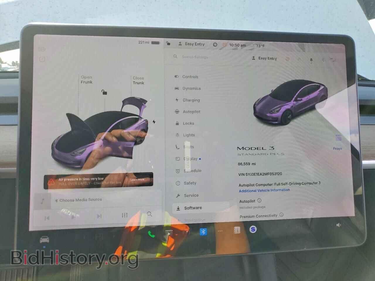 2021 TESLA MODEL 3 - VIN: 5YJ3E1EA2MF053120 - Фото 9
