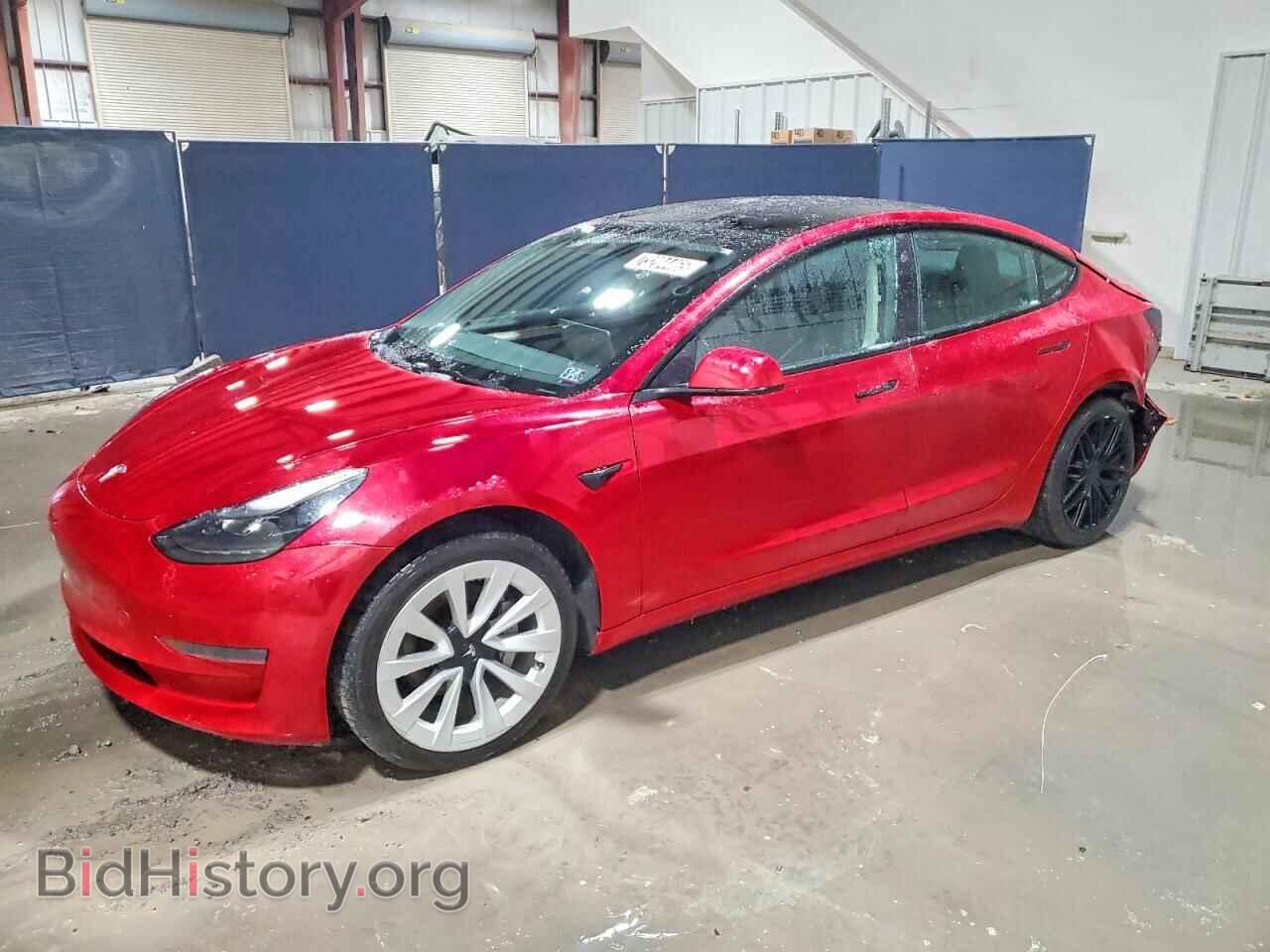 Photo 5YJ3E1EA2NF303778 - TESLA MODEL 3 2022