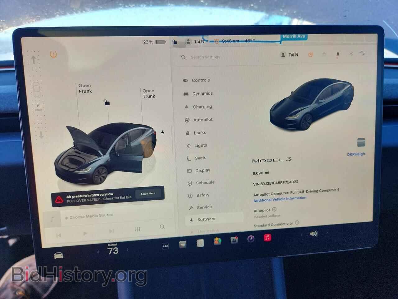 2024 TESLA MODEL 3 - VIN: 5YJ3E1EA5RF754922 - Photo 9