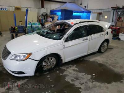 2011 Chrysler 200 LX, белый — VIN 1C3BC4FB9BN560450, Copart